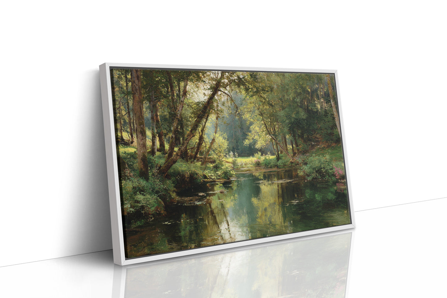 Summer Light Dances Through Forest Stream
