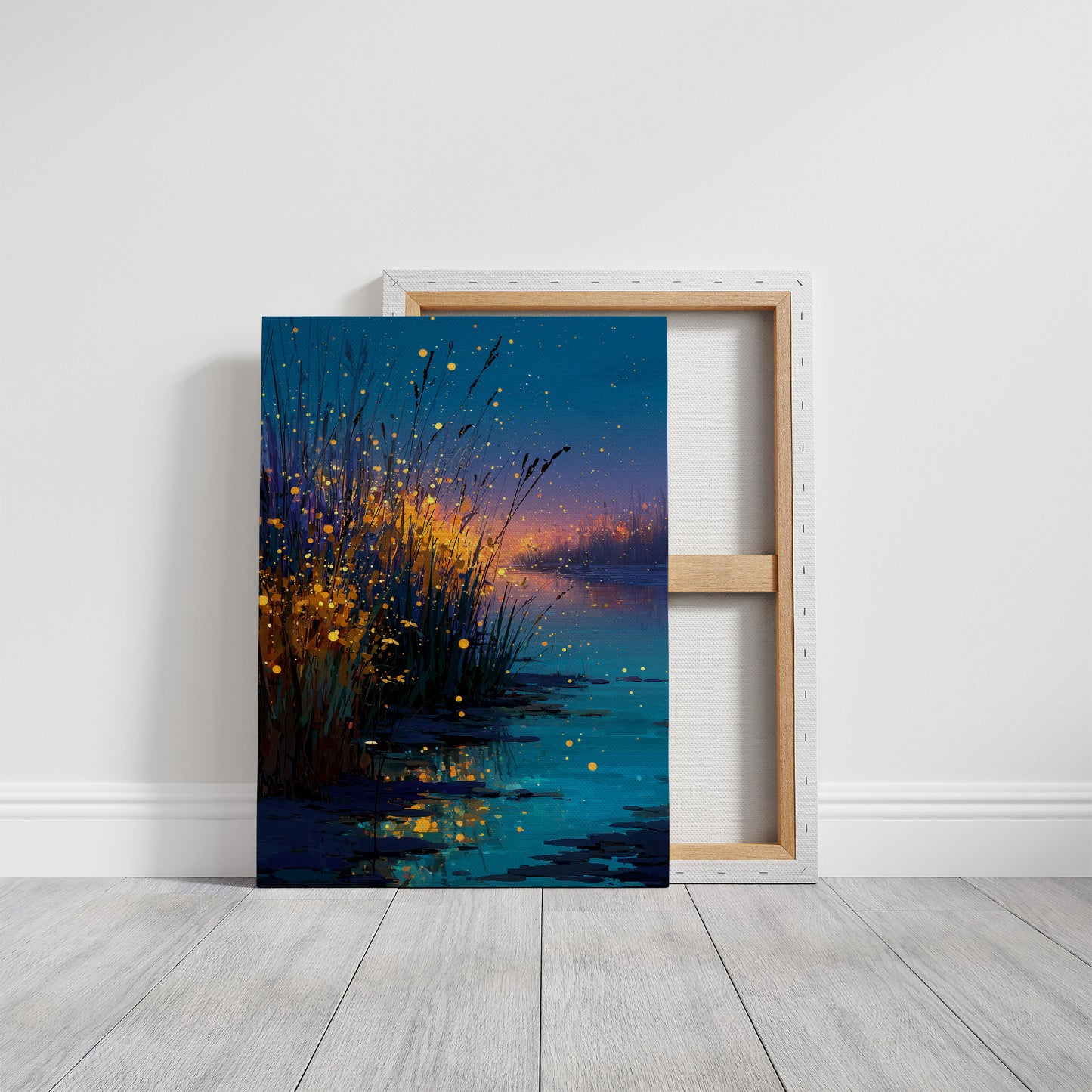 Fireflies Over the Marsh