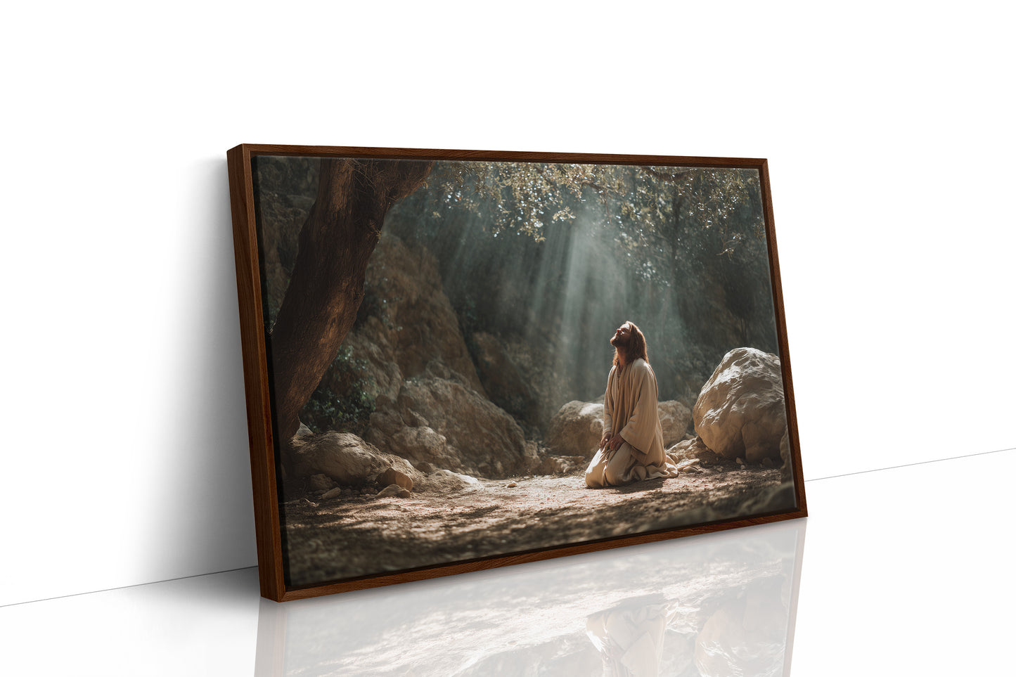 Sunbeams Pierce The Forest Silence