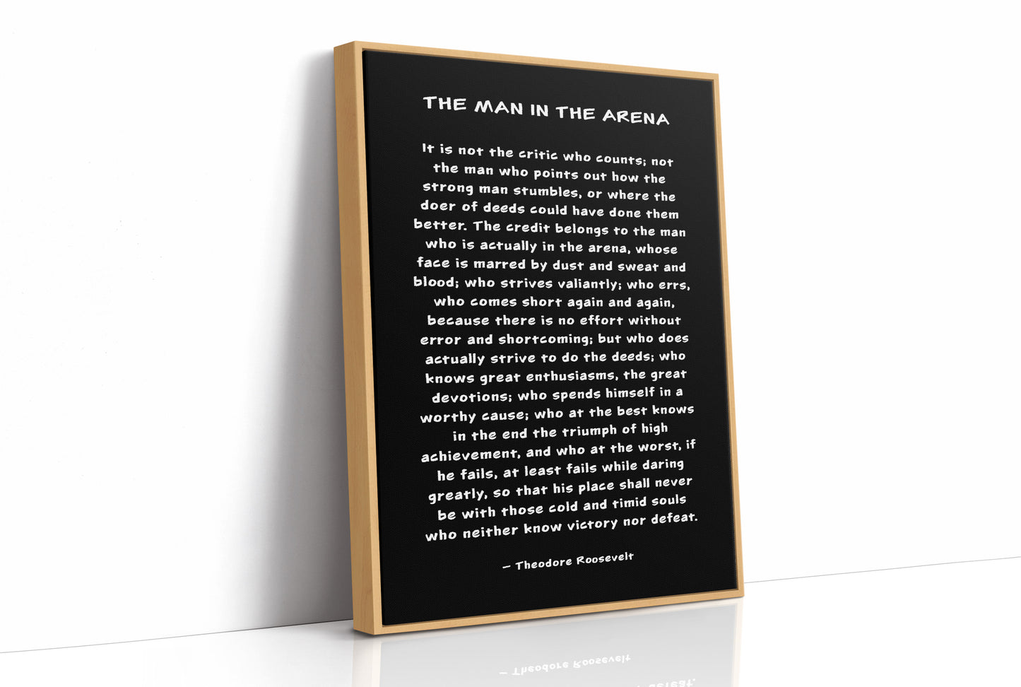 The Man in the Arena Quote
