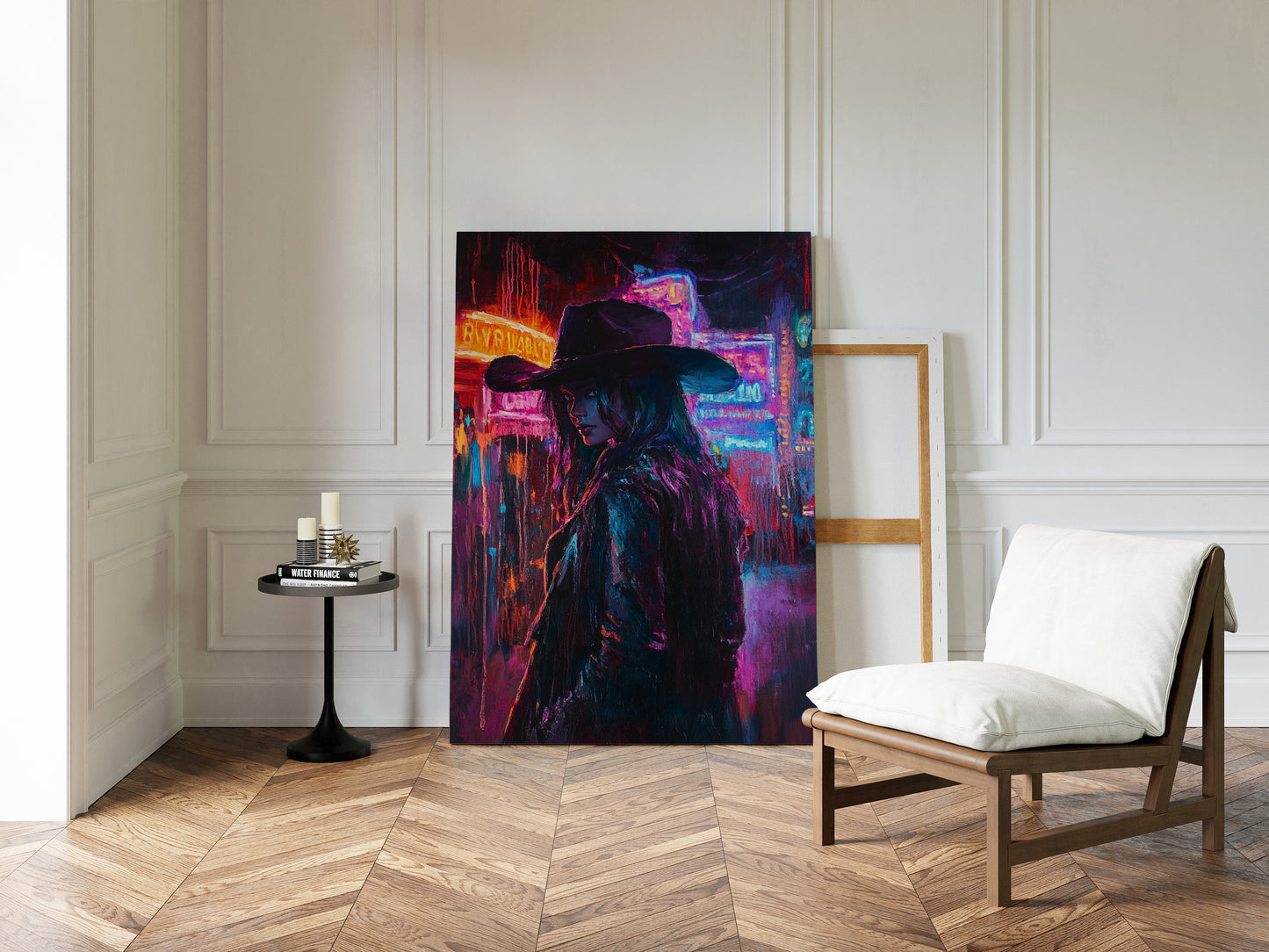 Cowgirl Noir in Neon Lights