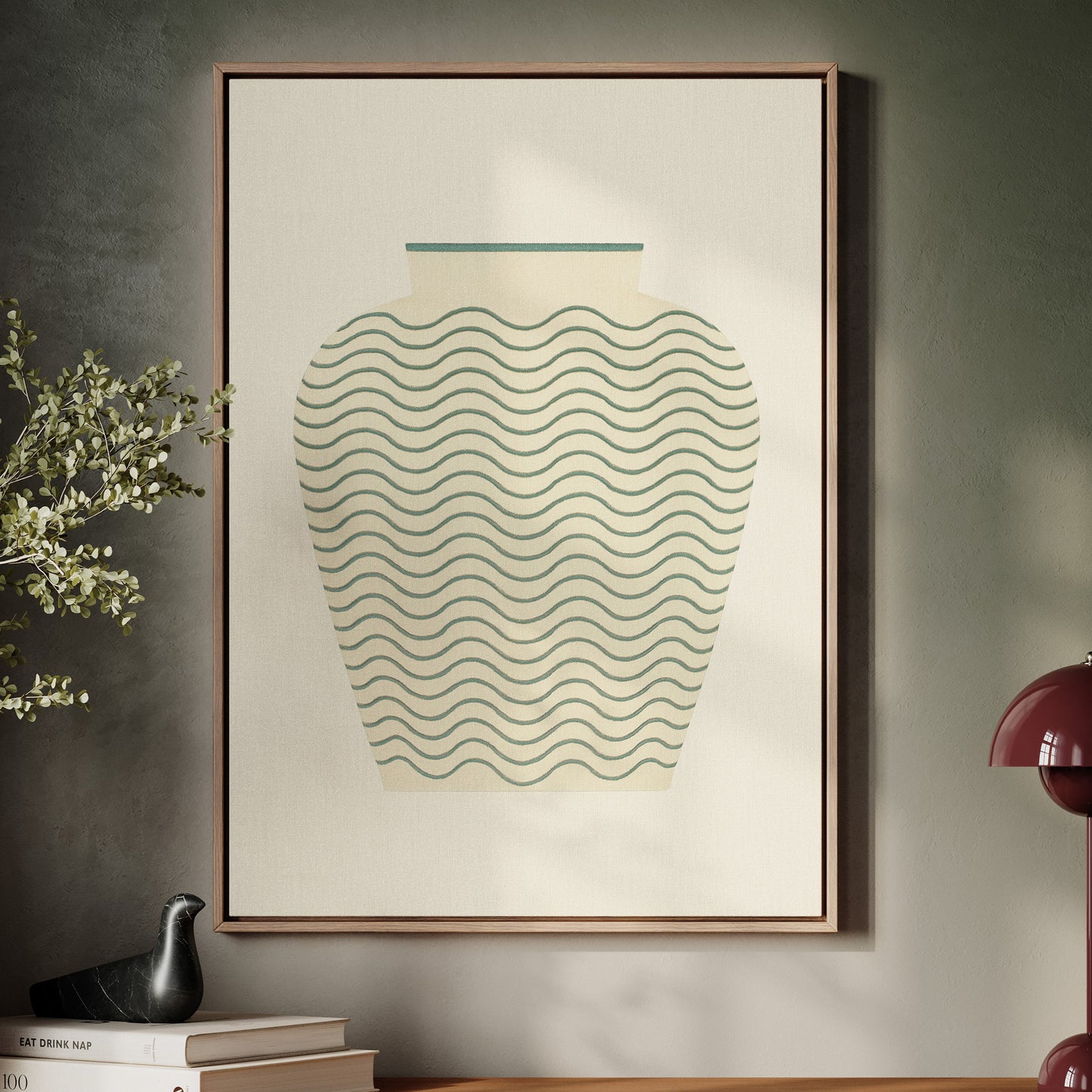 Waves on a Clay Vessel