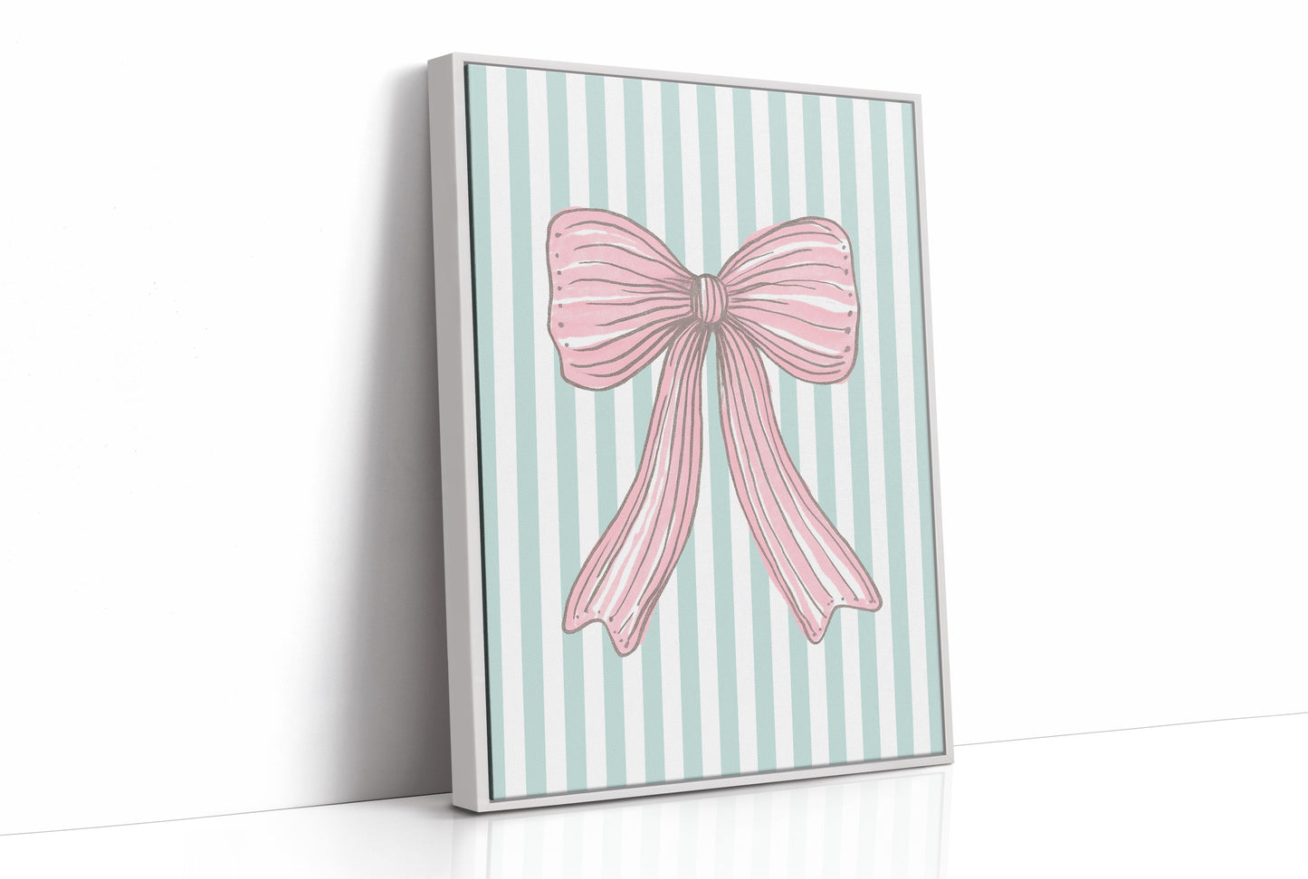 Sketched in Pink, Tied With Care