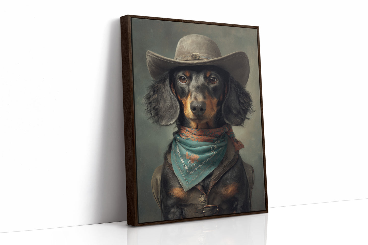 Frontier Guardian With Soulful Gaze