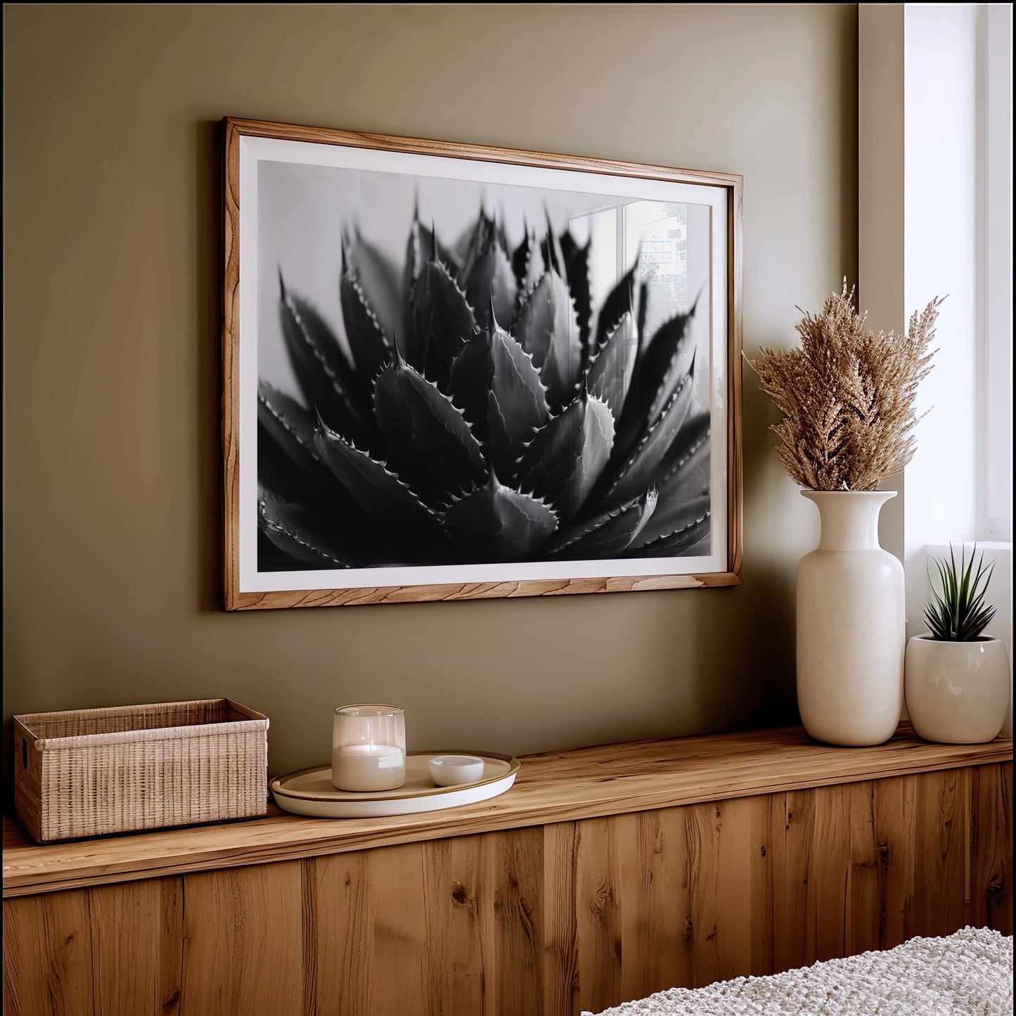 Desert Spines Dance In Moonlight