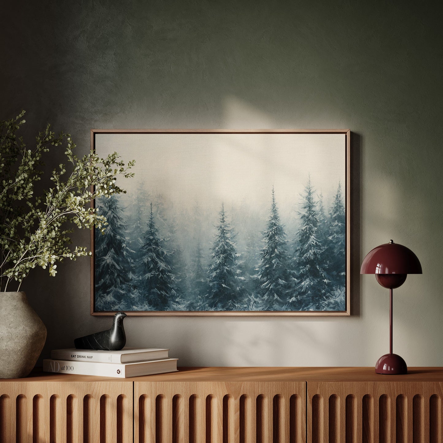 Winter Pines Hold Morning Secrets