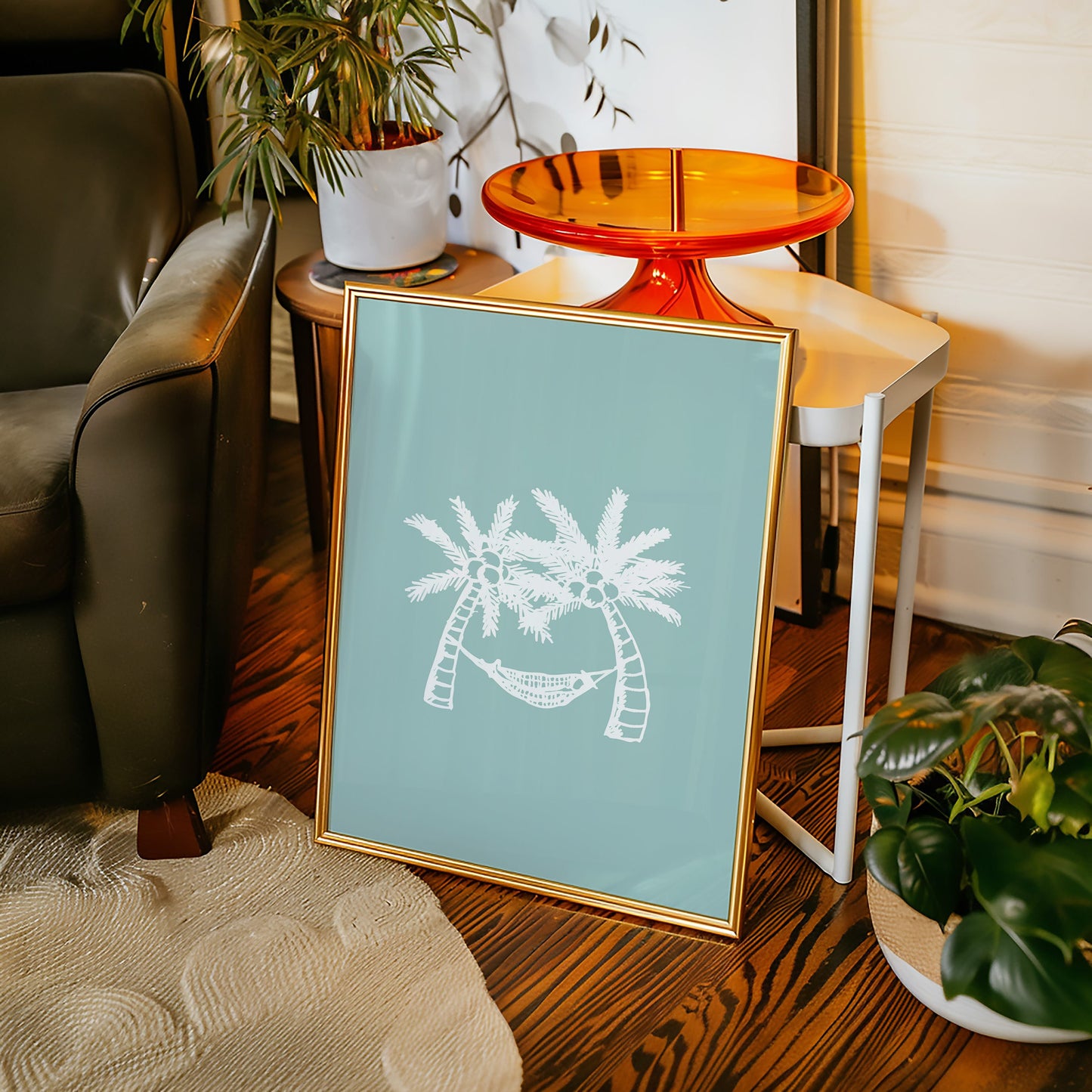 Island Rest Between Gentle Palms