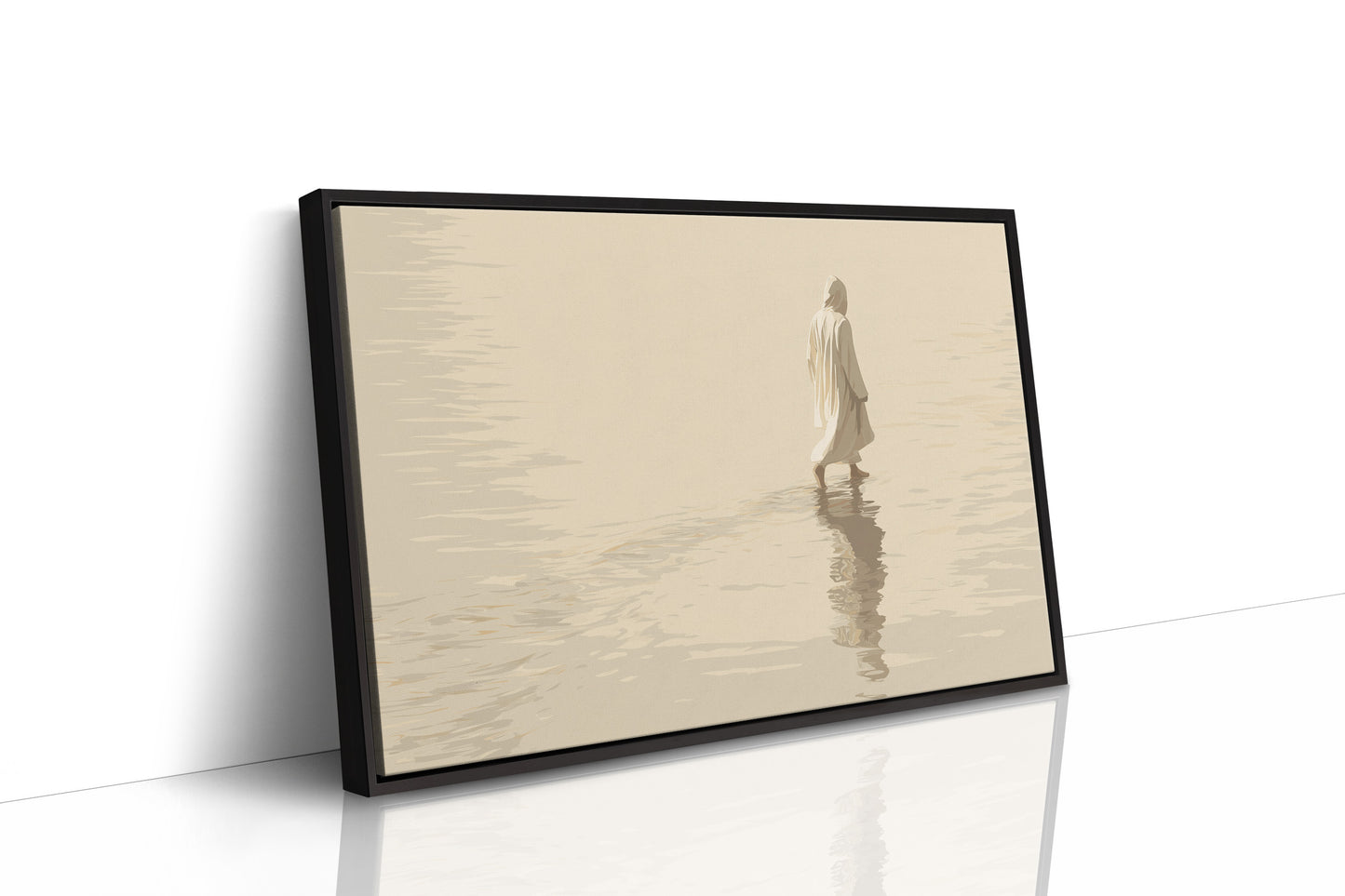 Solitary Path Across Still Waters