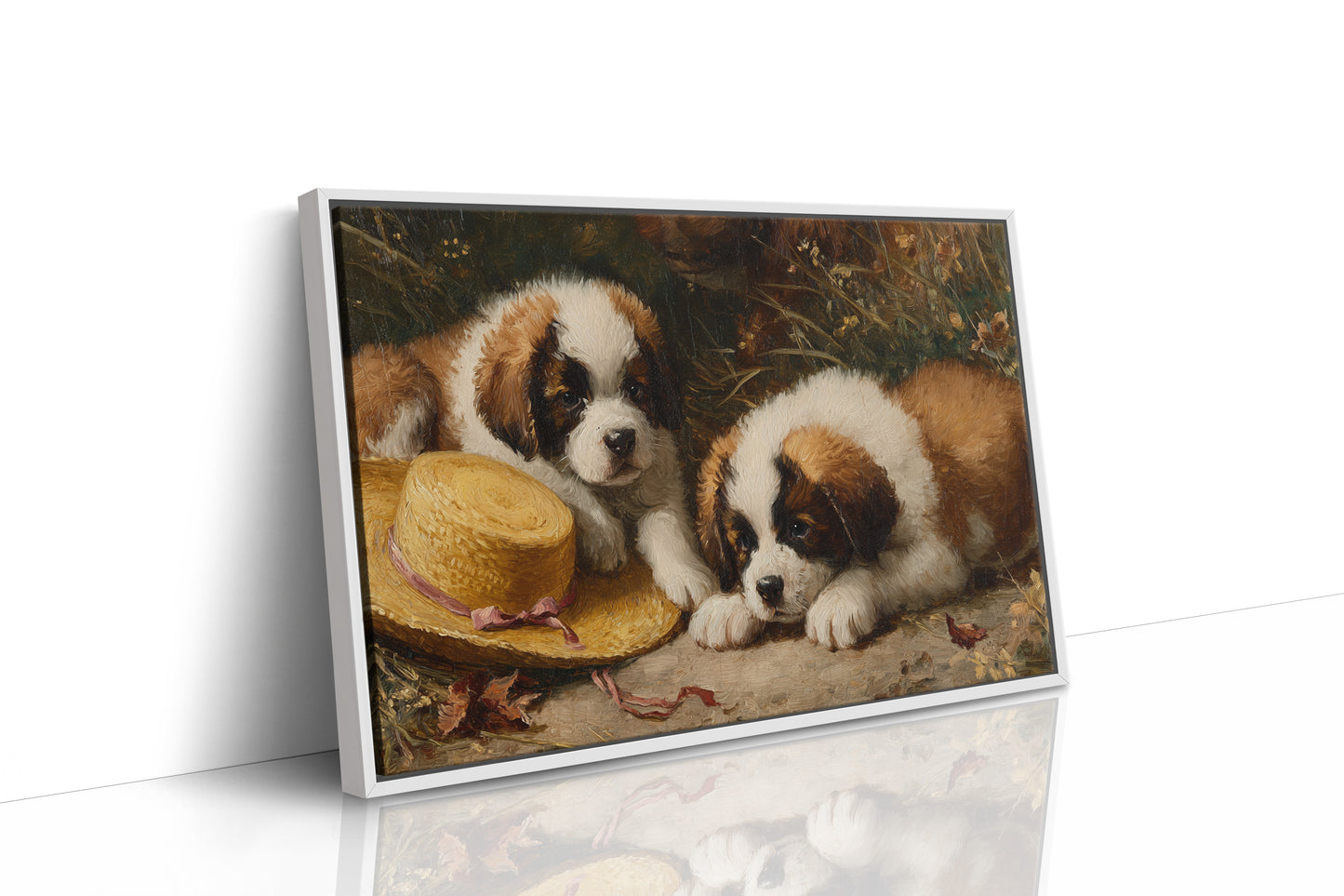 Summer Puppies Find Straw Hat Adventure