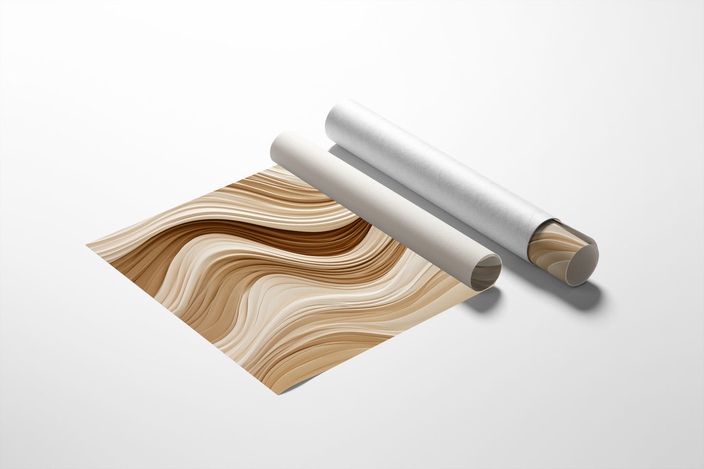 Caramel Ribbons in Motion