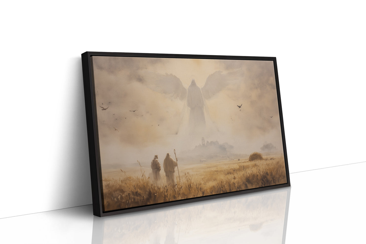 Pilgrims Beneath Celestial Light