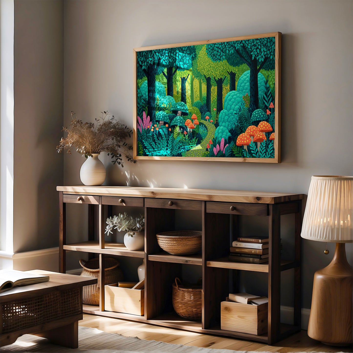 Secret Paths Between Magic Mushrooms