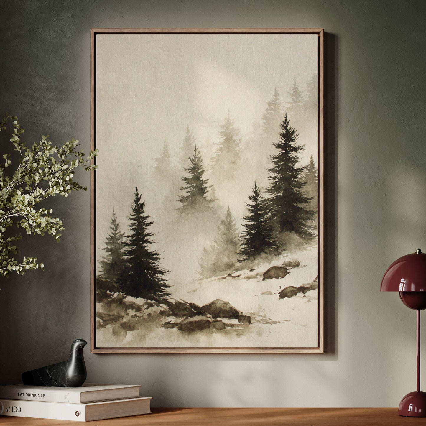 Mist Over Timeless Pines