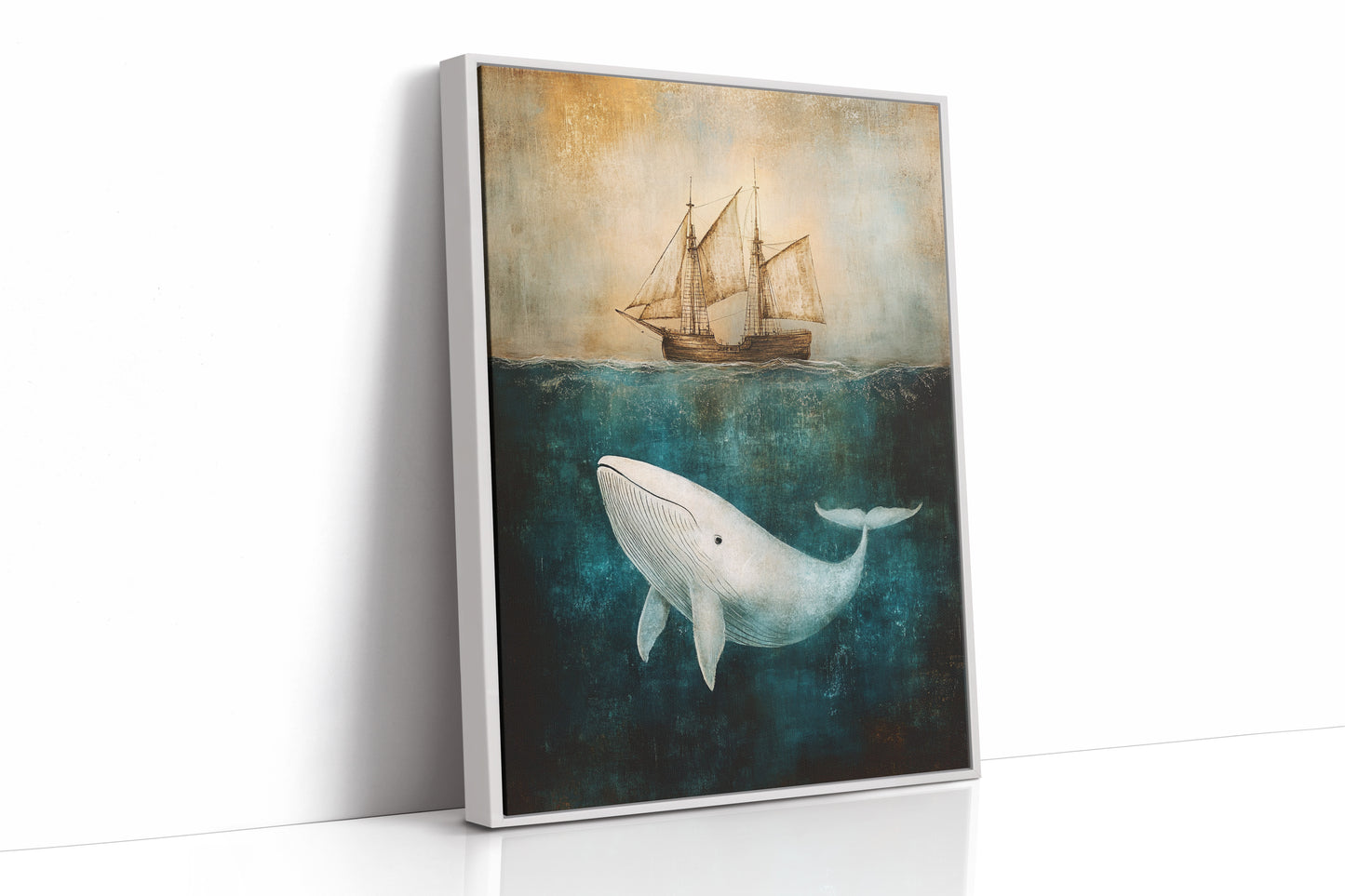 Whale Dreams Beneath the Tall Ship