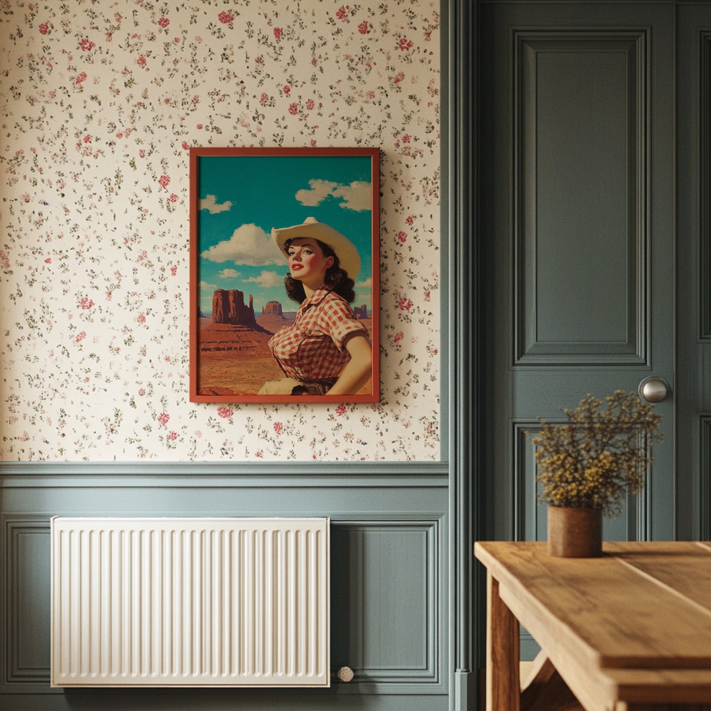 Red Gingham Meets Monument Valley