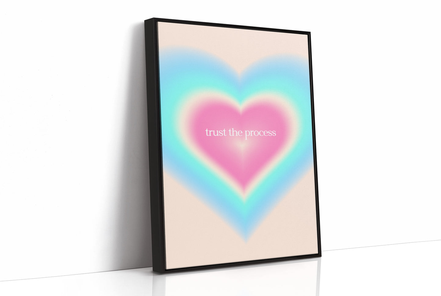 Trust The Process Heart Glow