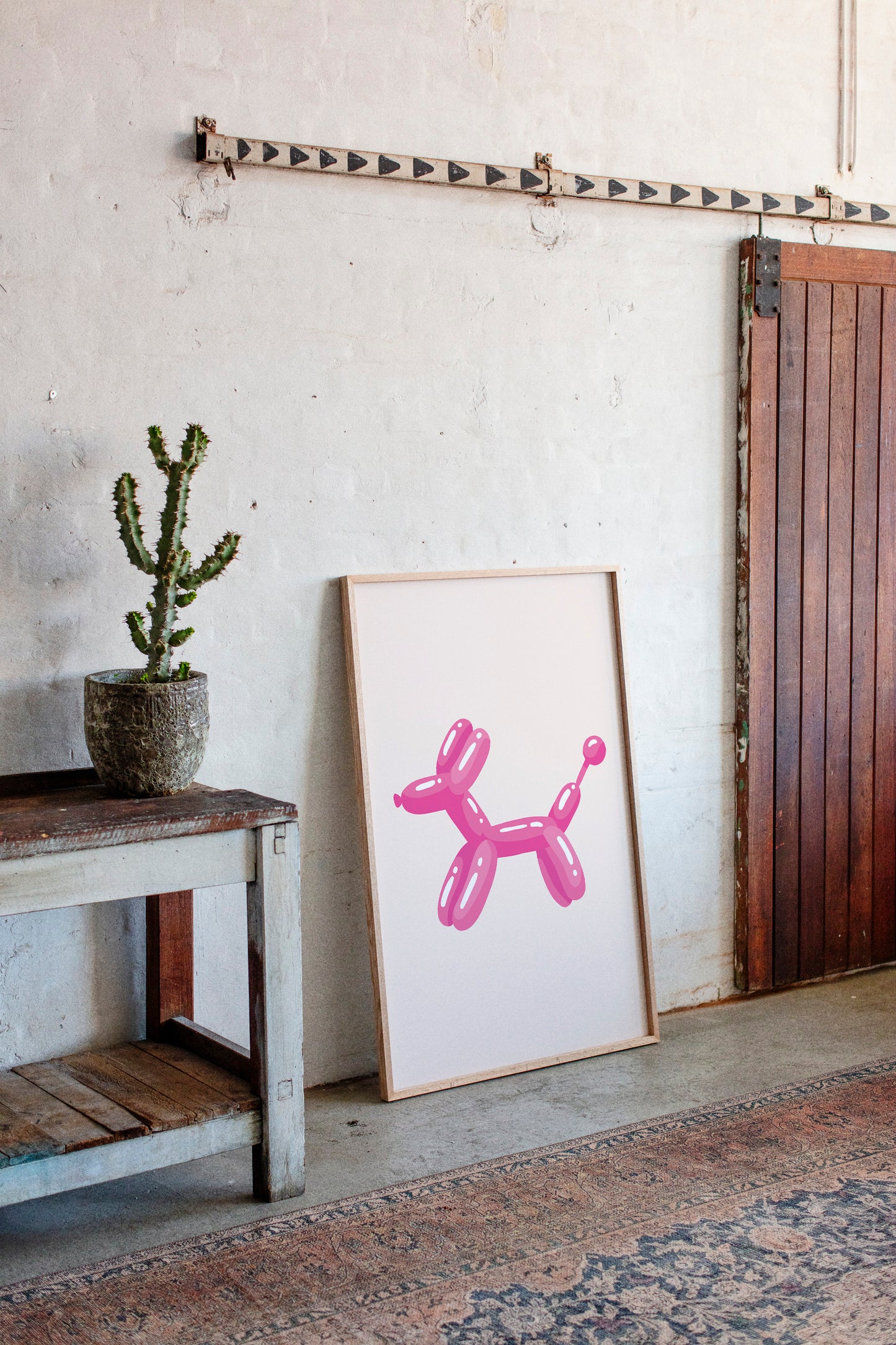 A Playful Moment in Pink