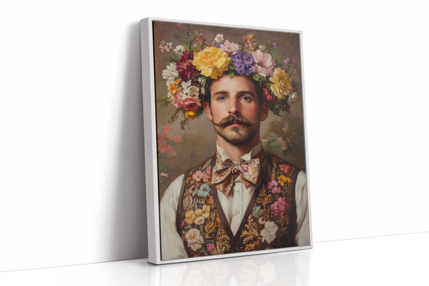 Floral Crown and Velvet Charm