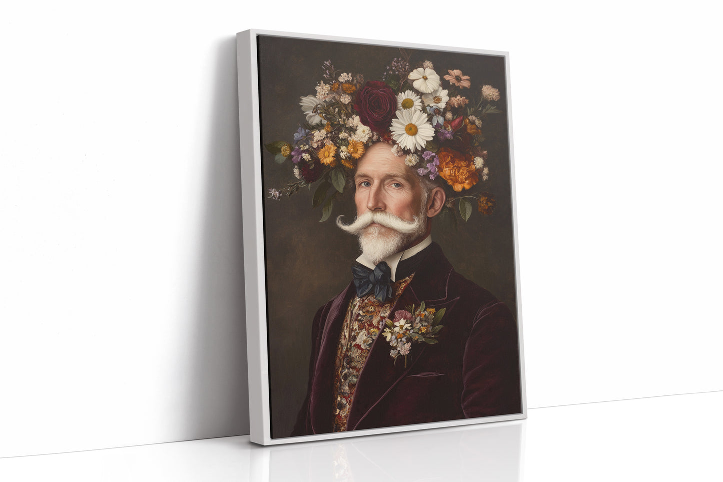 Velvet Gentleman in Wildflower Crown