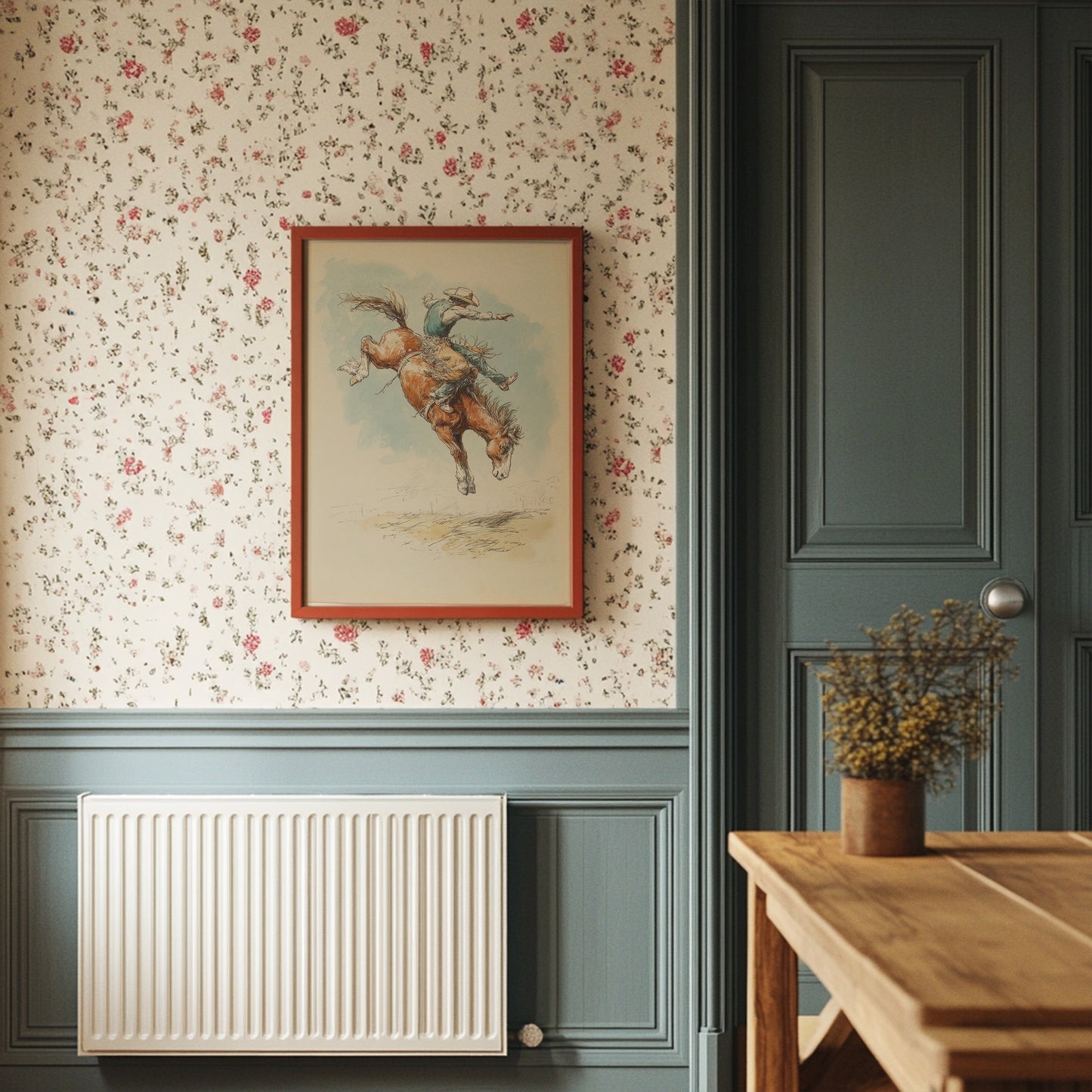 Wild Bronco Writes Sky Poetry