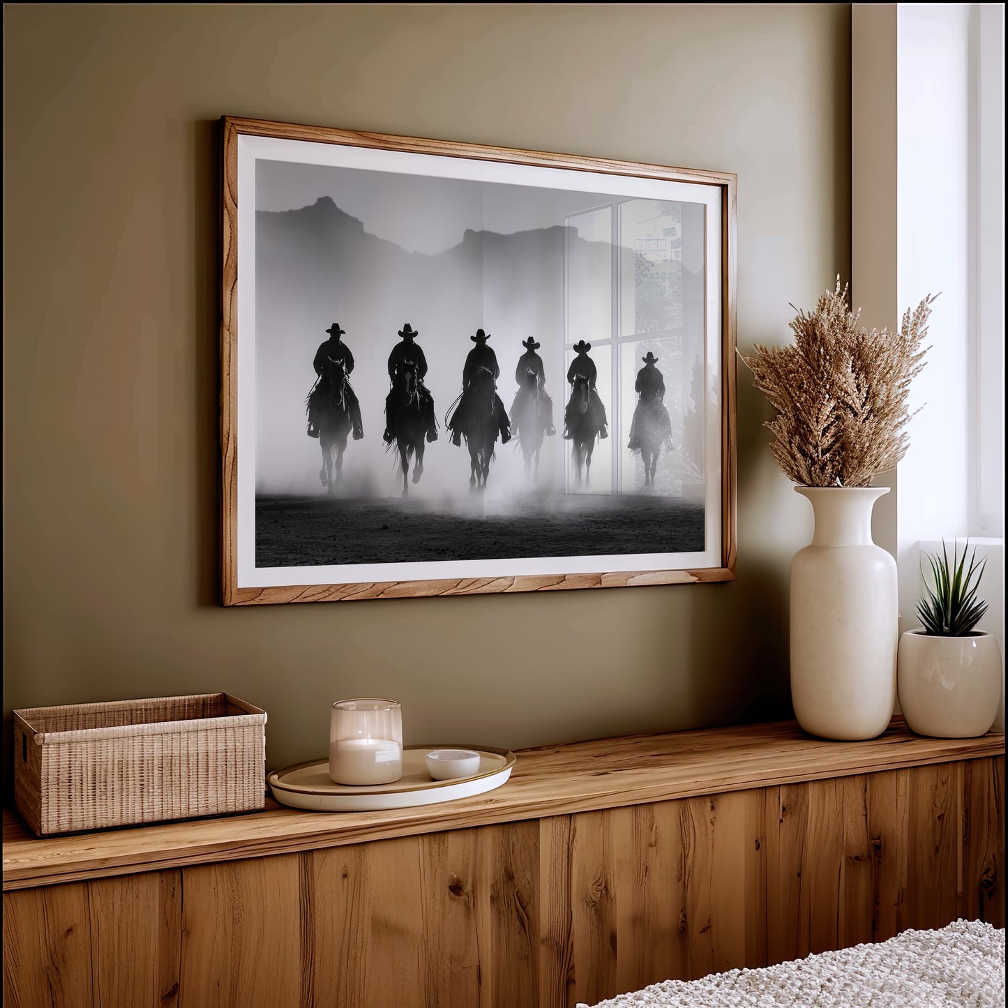 Dawn Riders Chase Mountain Mist