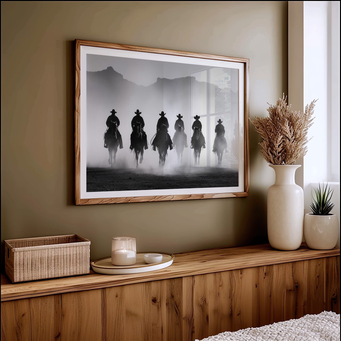 Dawn Riders Chase Mountain Mist