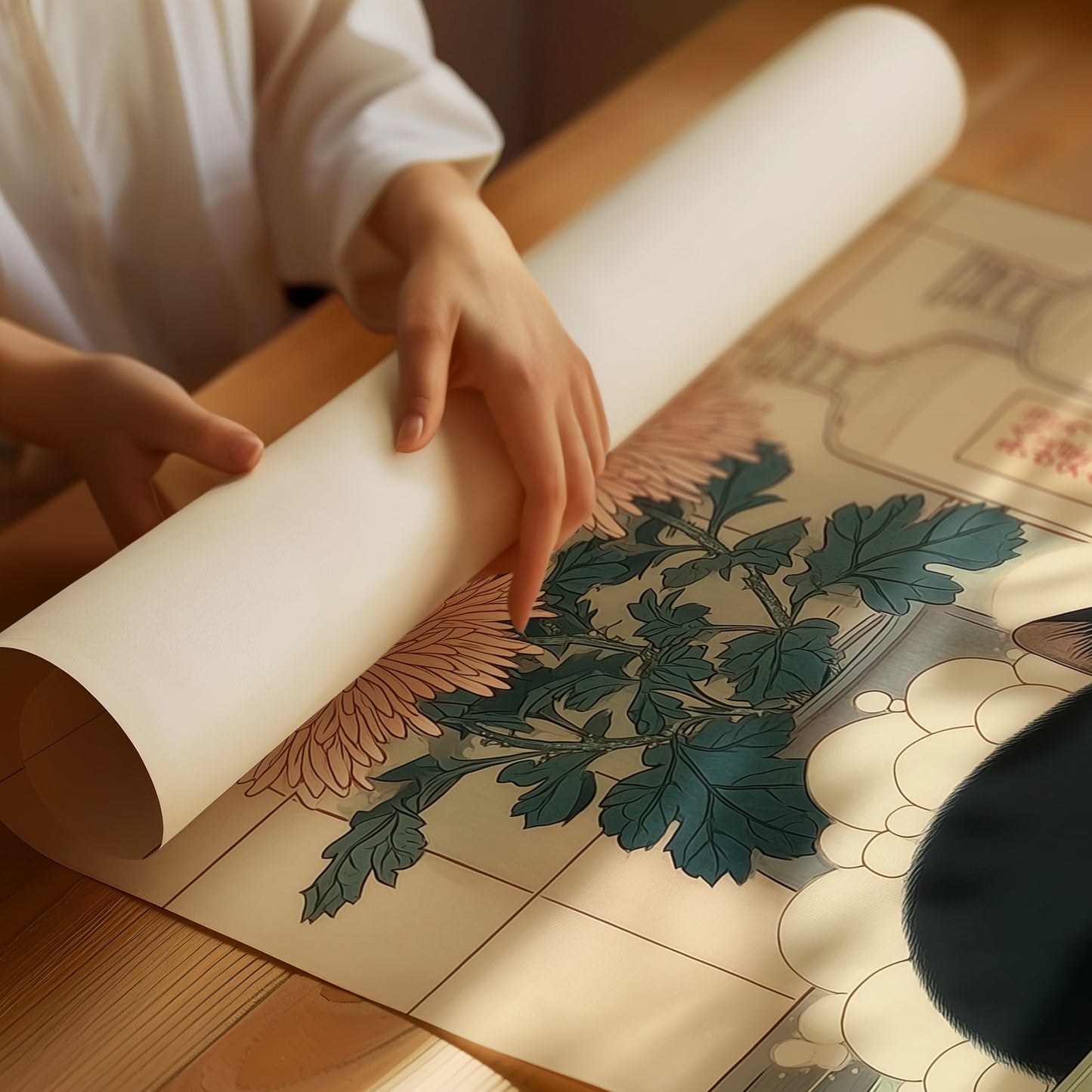 Black Cat's Garden Bath Dreams