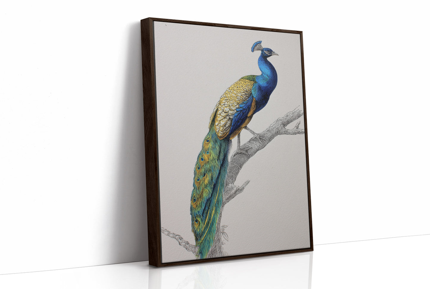 Sapphire Crown On Wooden Canvas