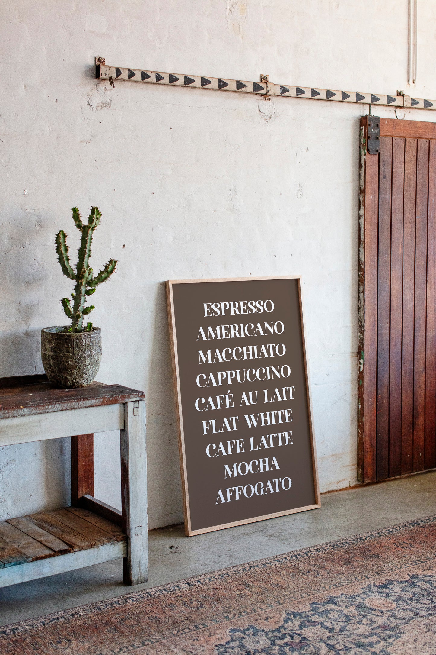 Barista Poetry In Chocolate Brown