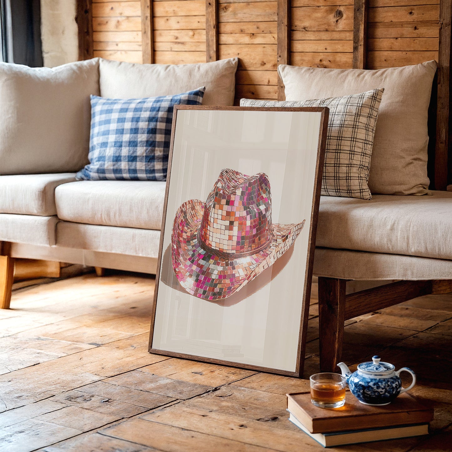 Disco Meets Desert At Sunset