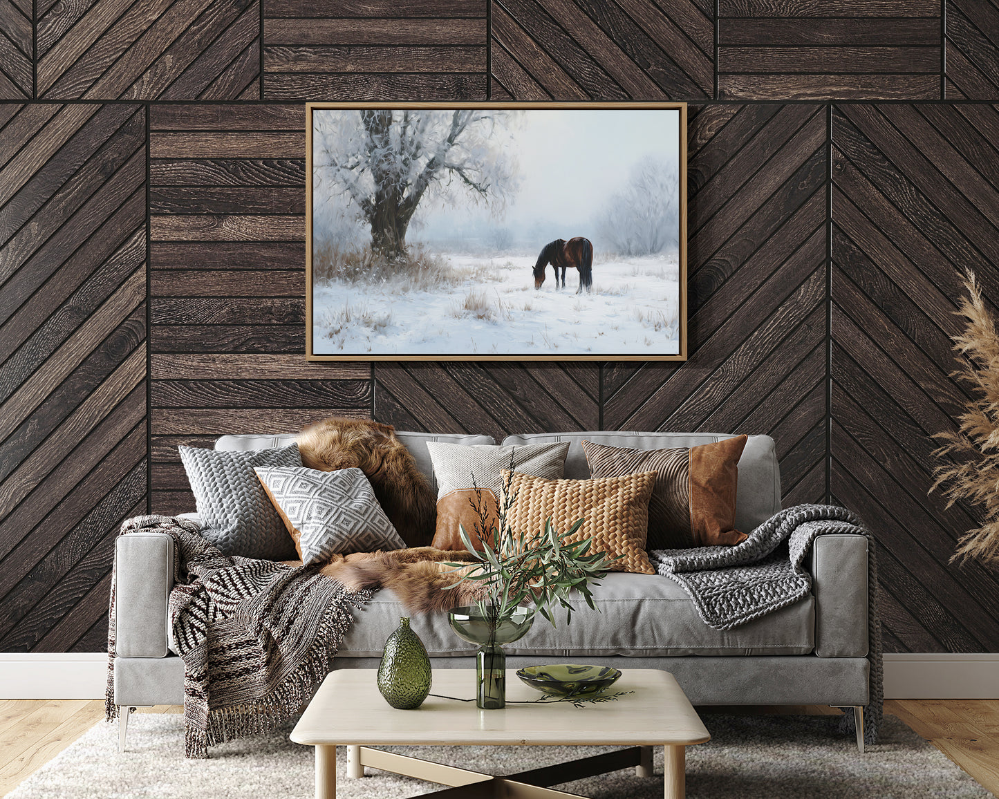 Solitude Grazes Through Winter's Quiet