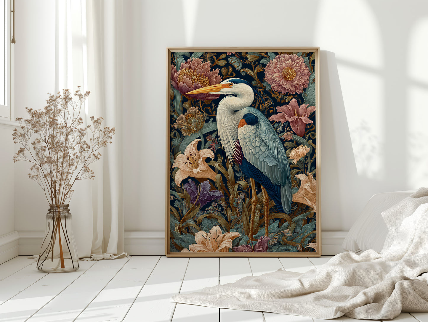 Elegance Amidst Flora's Embrace