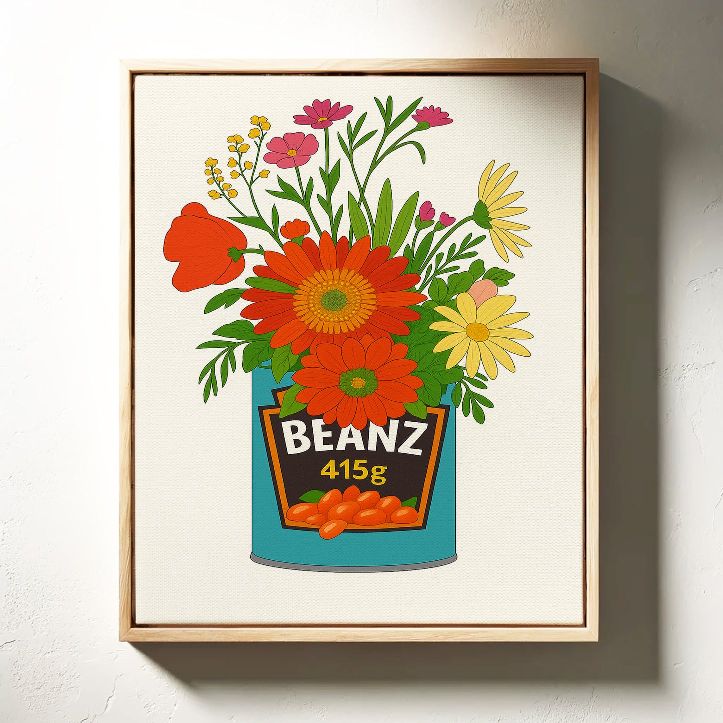 Blooms in a Beanz Tin