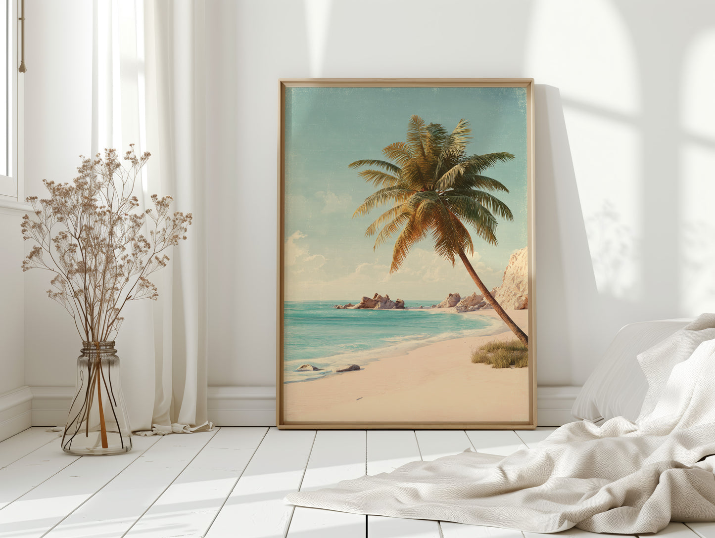 Waves Caress the Golden Shore