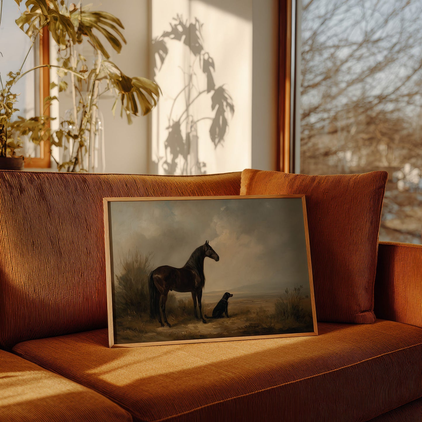 Noble Steed Shares Dawn With Friend