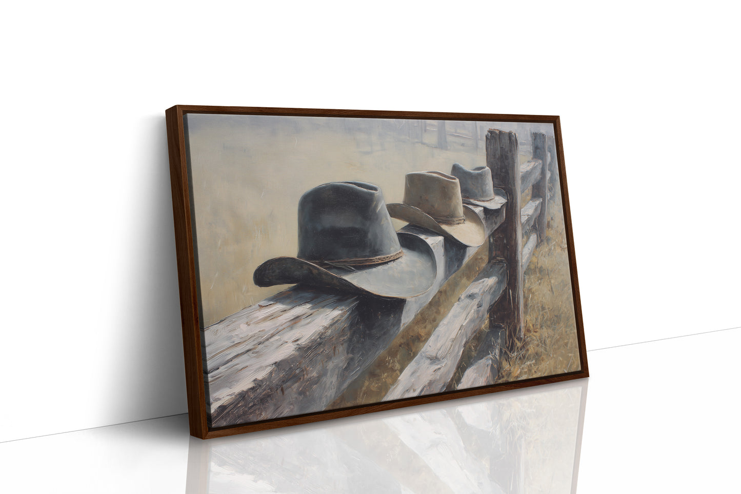 Weathered Legacy: Cowboy Hats at Rest