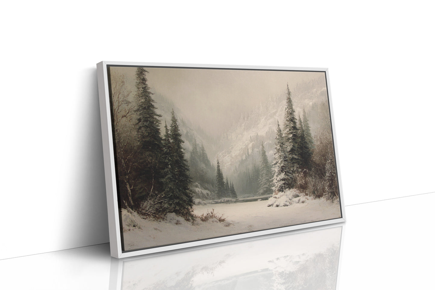 Winter Mist Cradles Mountain Lake