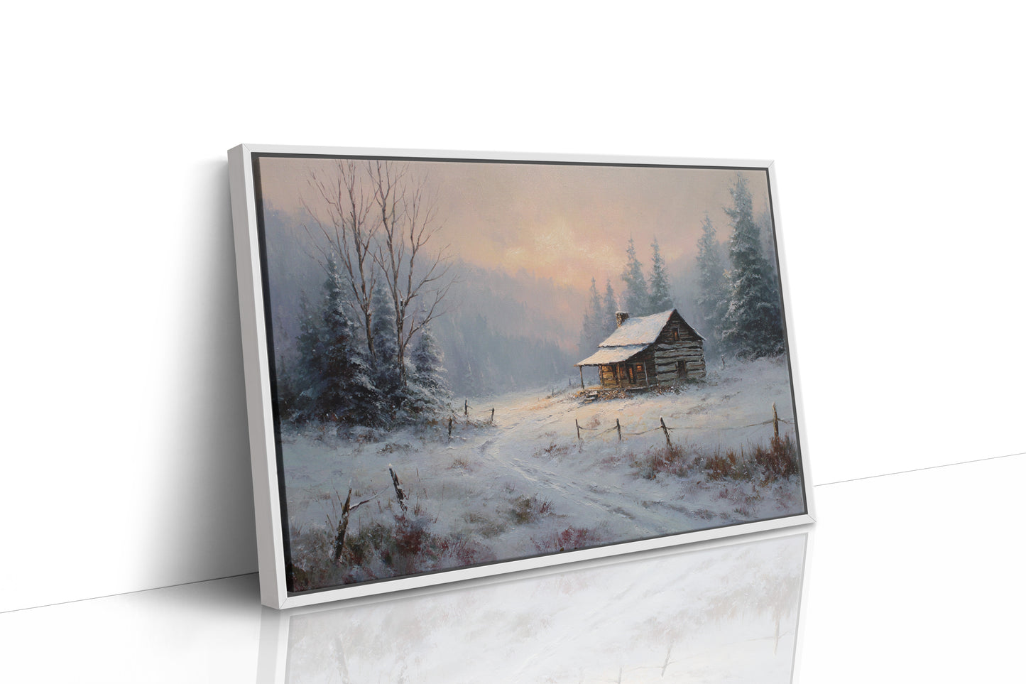 Winter Light Warms Mountain Solitude