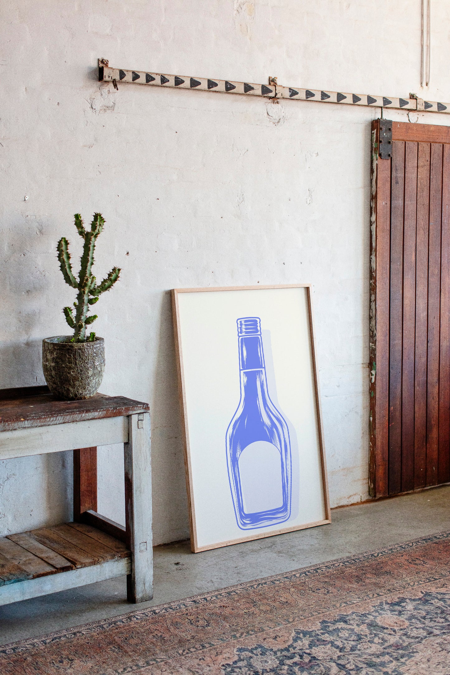 Periwinkle Glass Holds Empty Stories