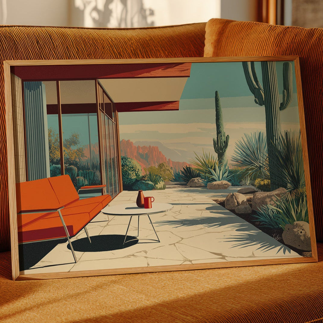 Desert Modernism Greets Coral Dawn