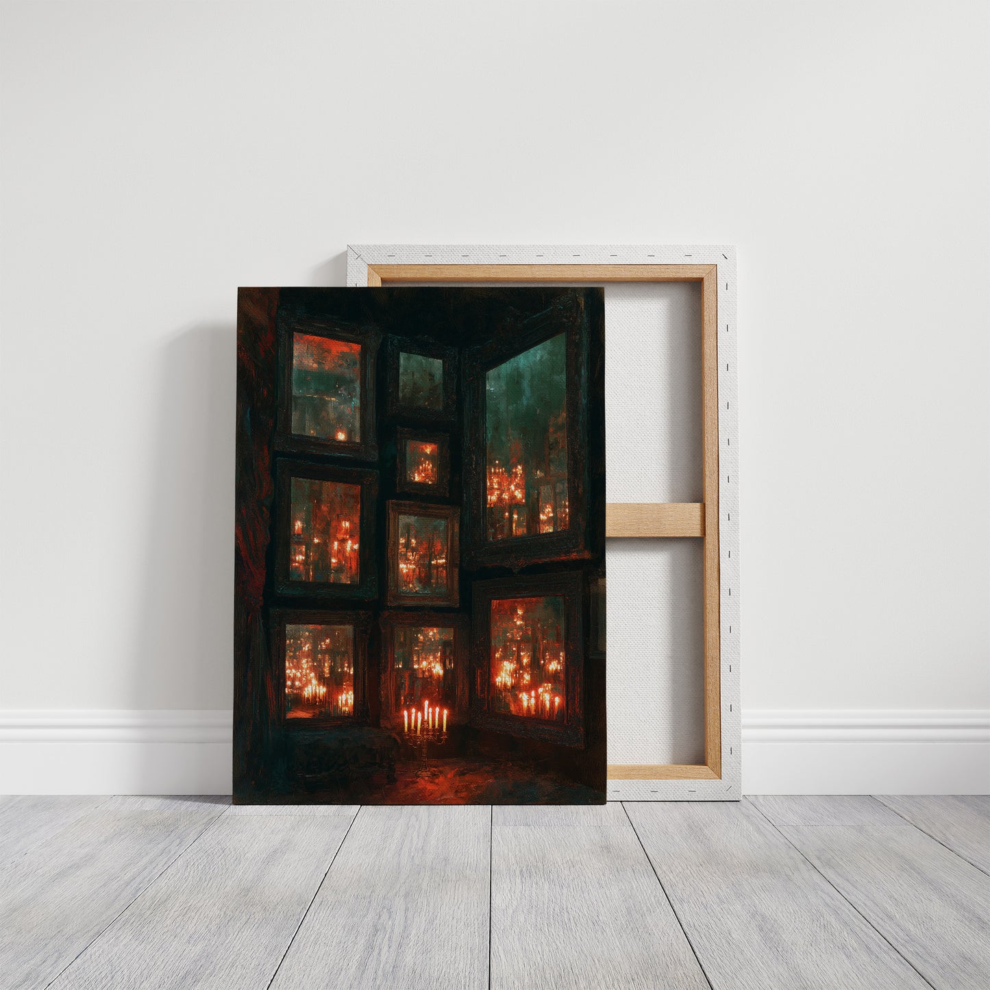 Infinite Candlelit Reflections