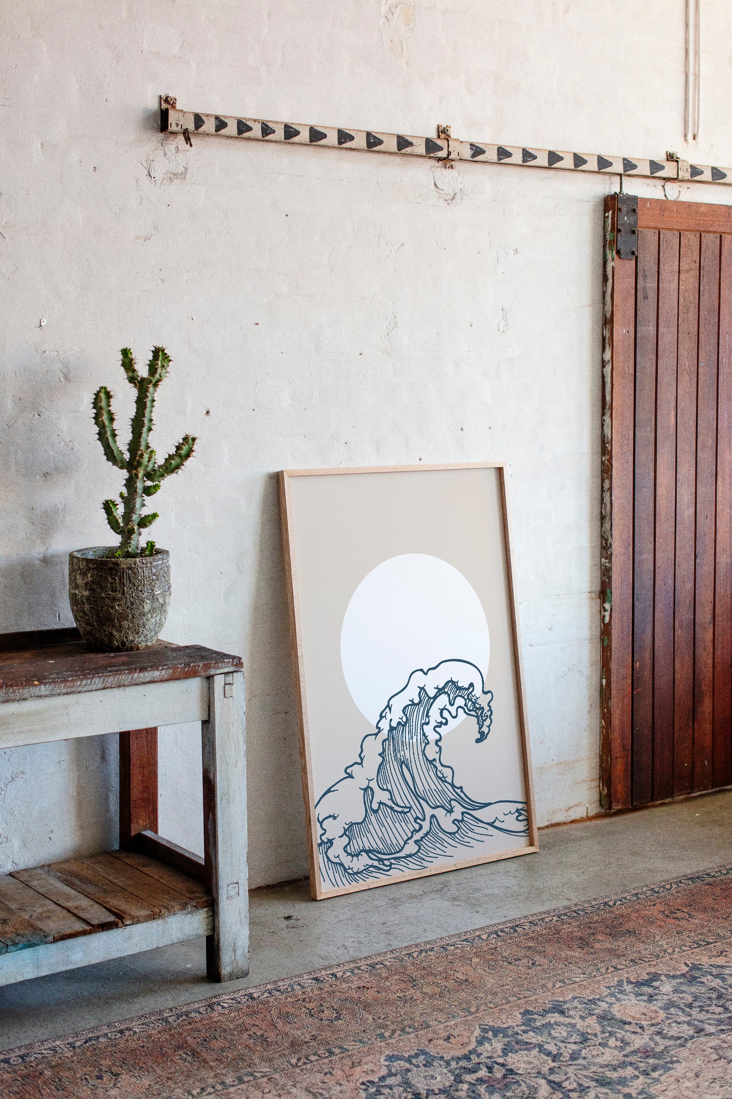 Ocean Lines Dance With Moonlight