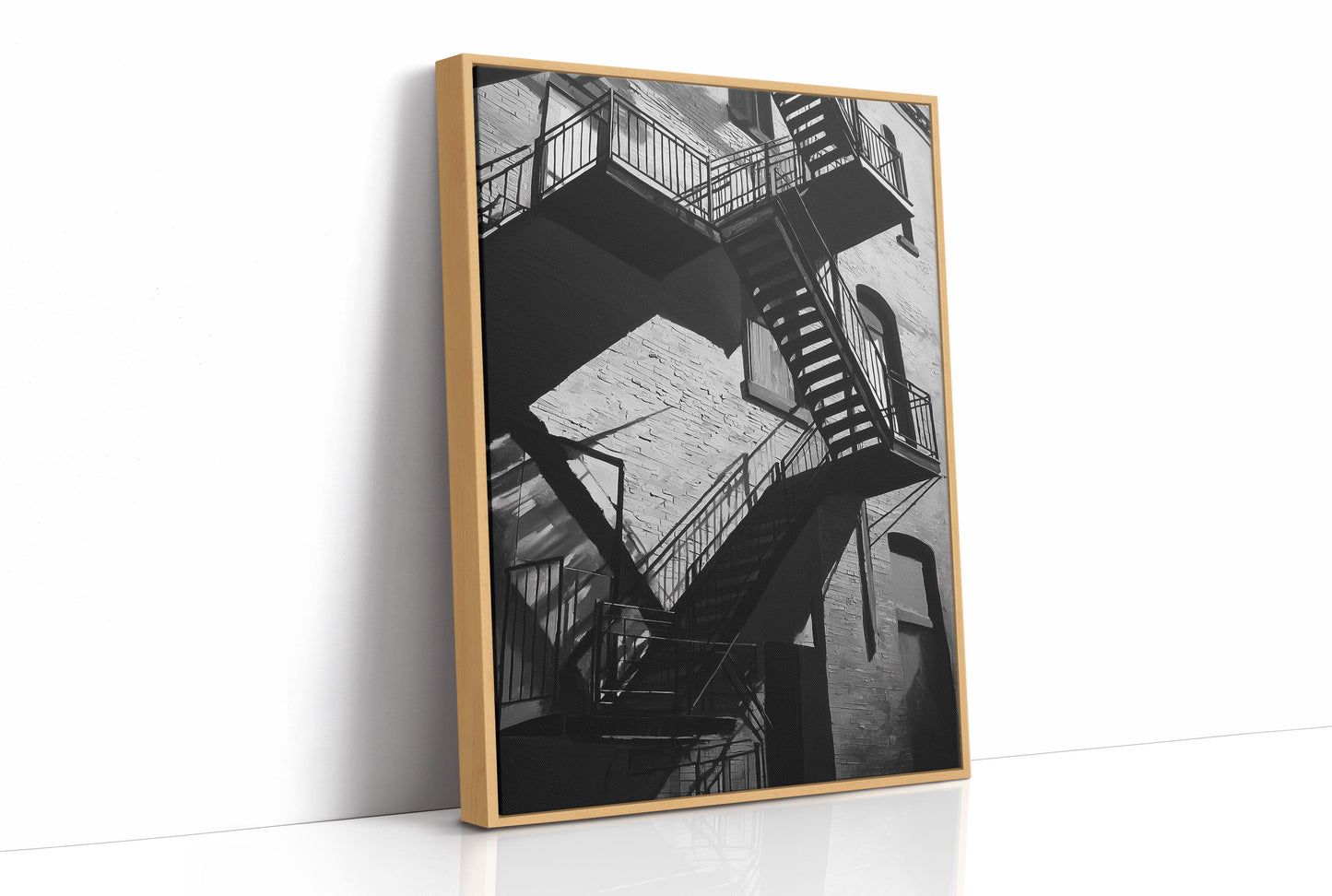 Shadows On The Fire Escape