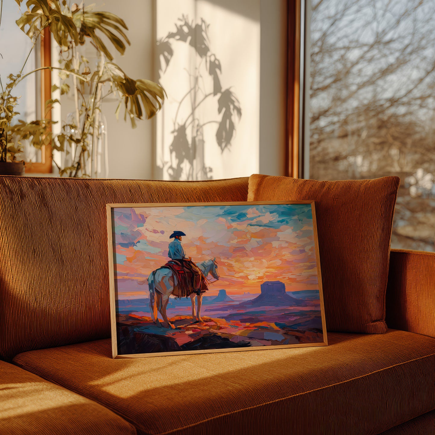 Sunset Paints A Cowboy's Prayer