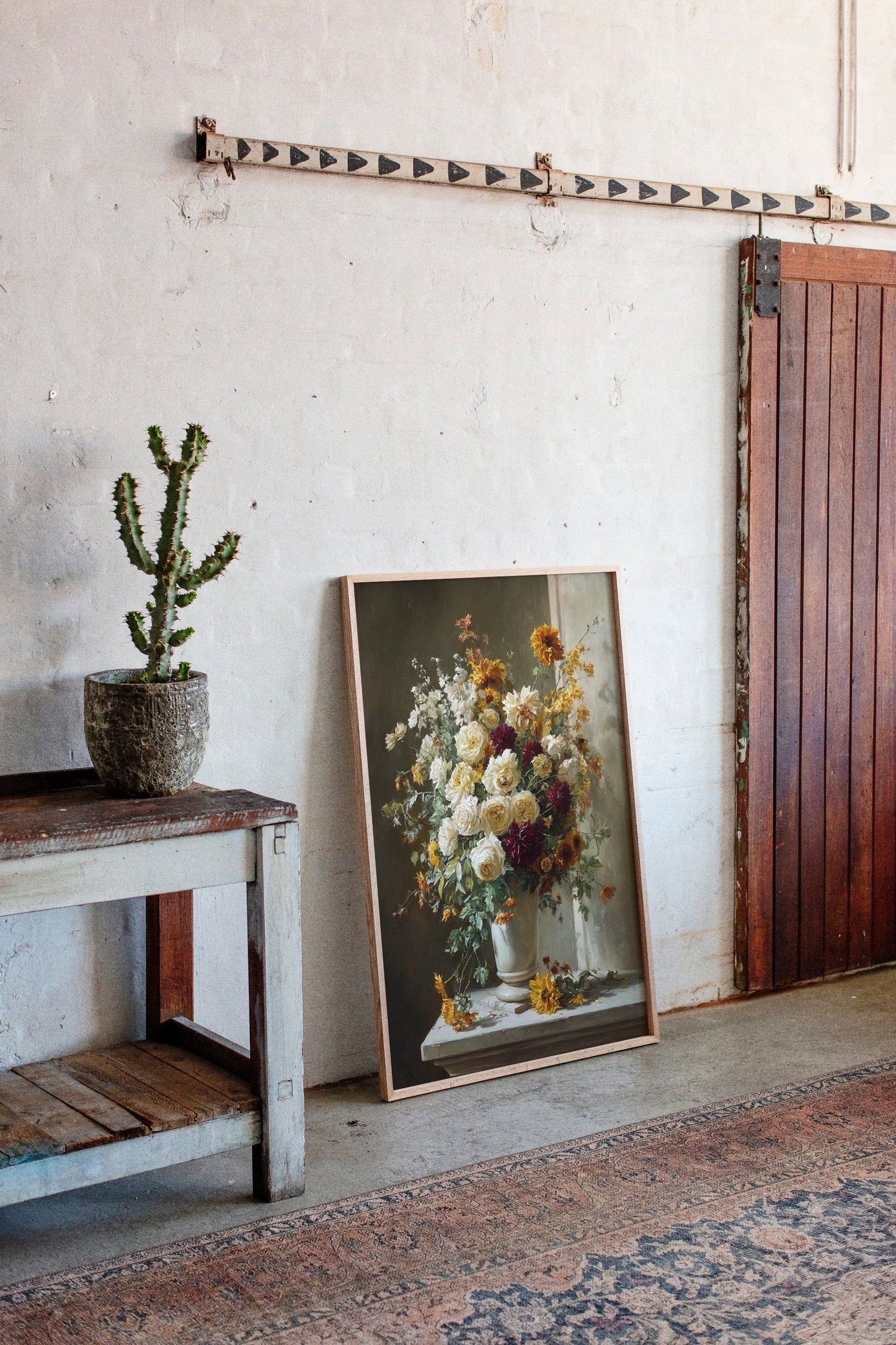 Roses And Dahlias Paint Autumn's Symphony