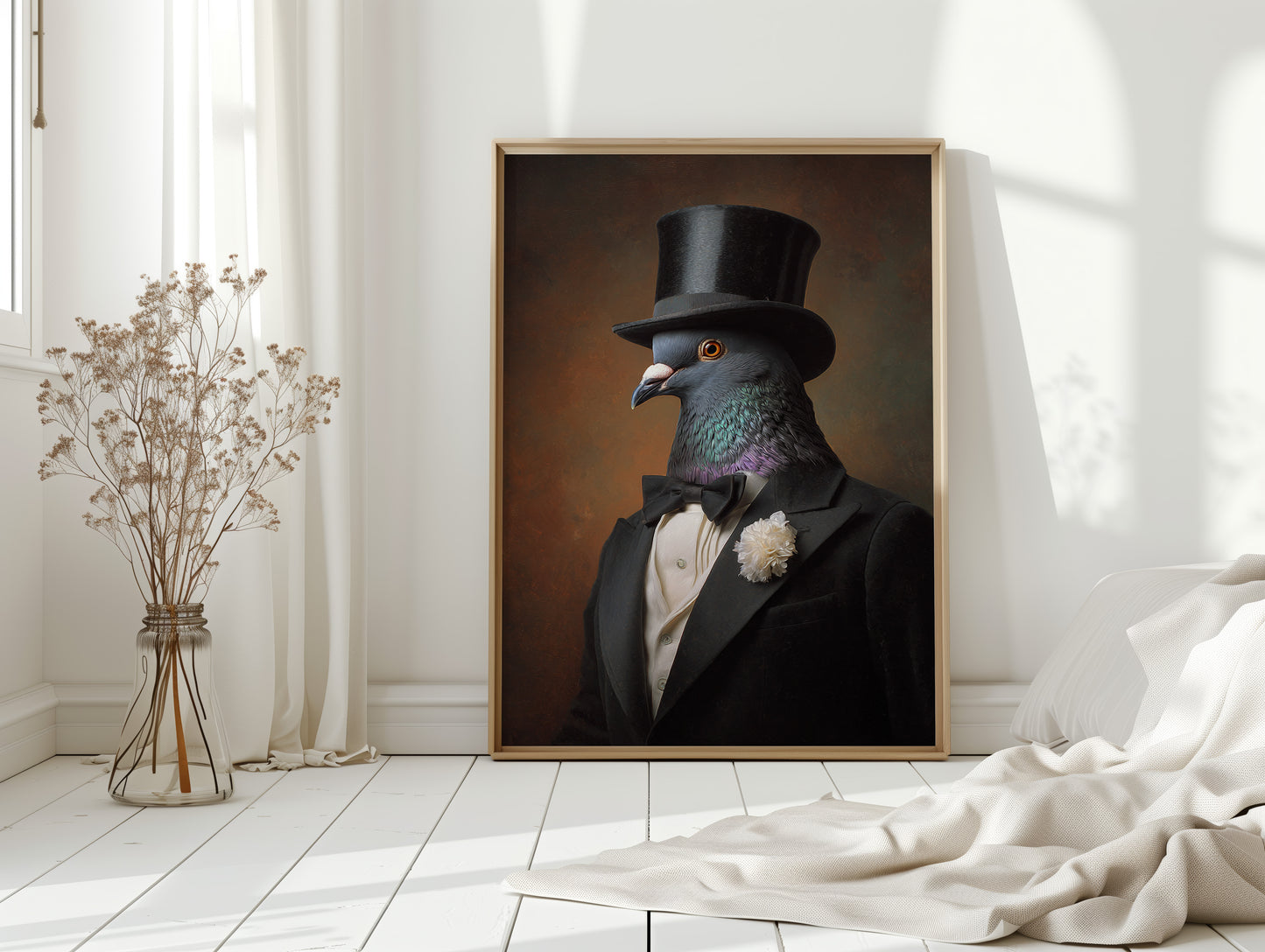 Dapper Feathers and Timeless Elegance