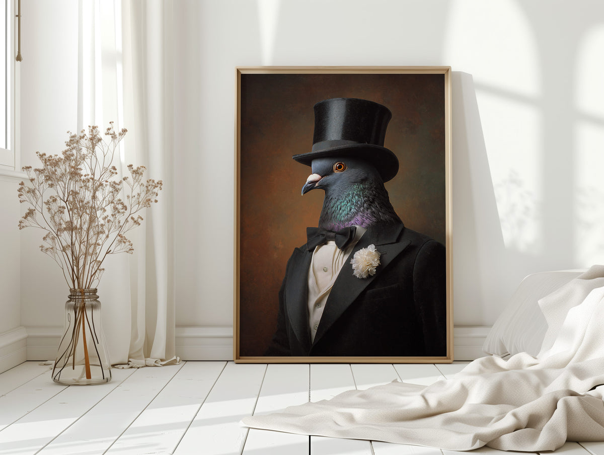 Dapper Feathers and Timeless Elegance