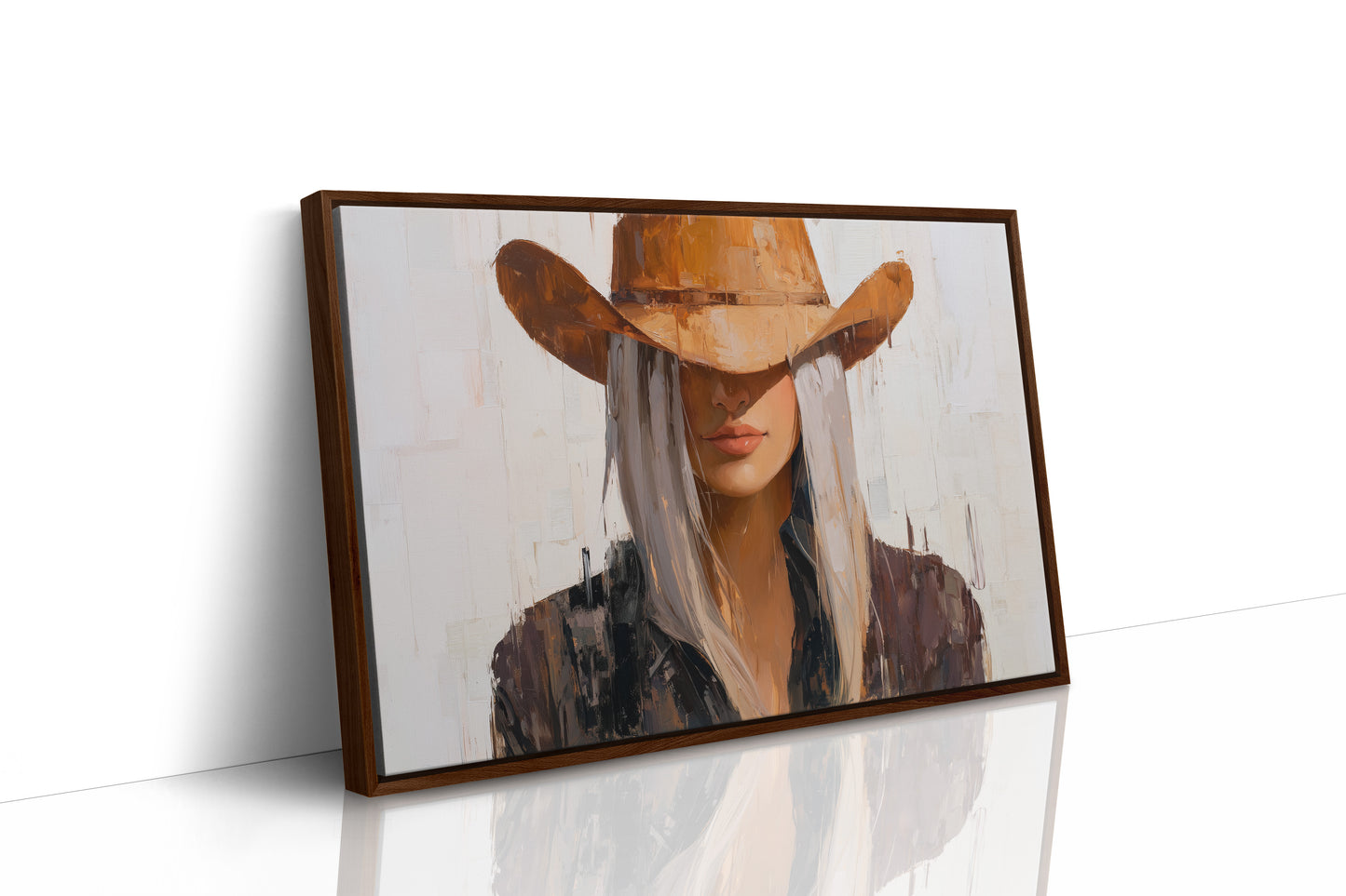 Western Shadows Cast in Palette Knife