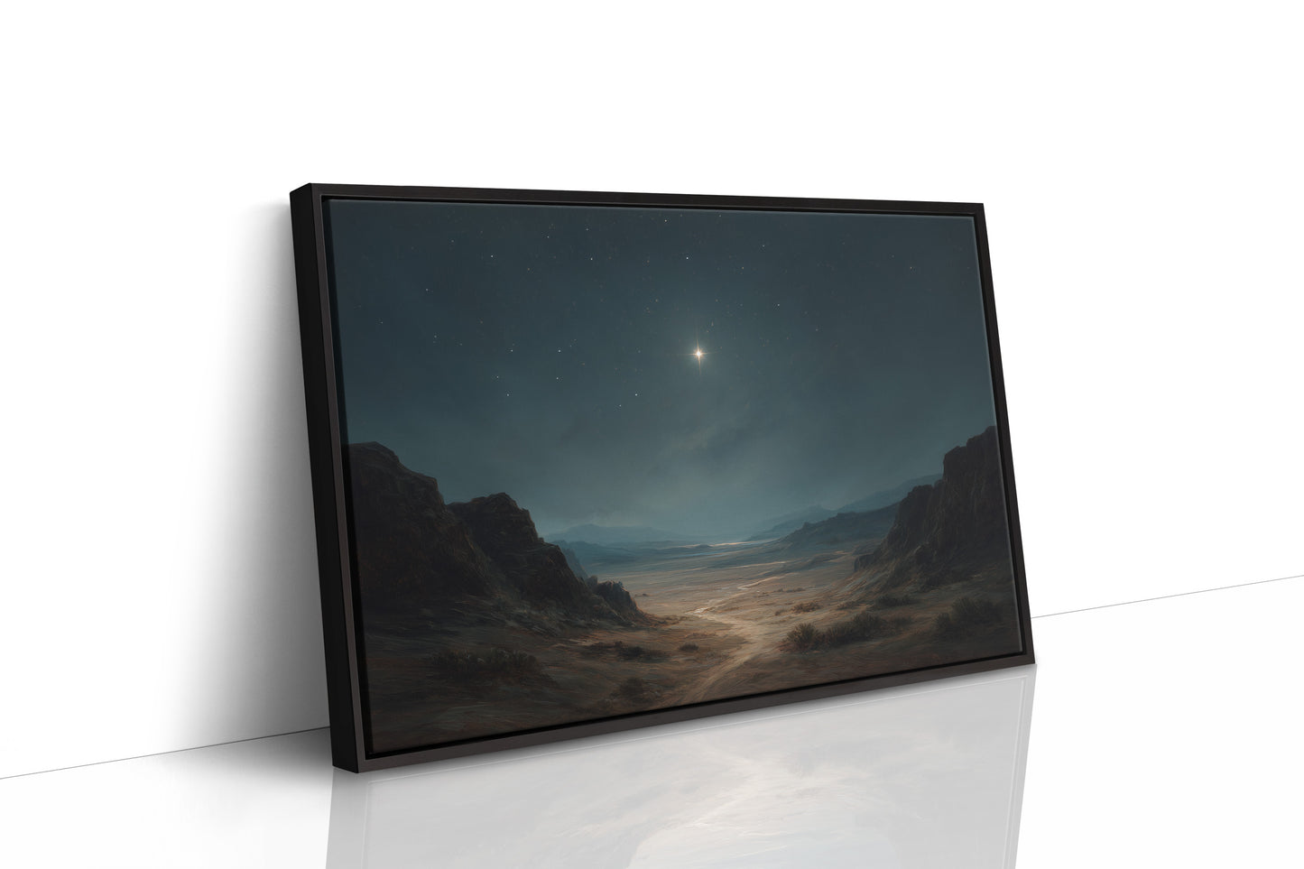 Celestial Guardian Watches Desert Canyon