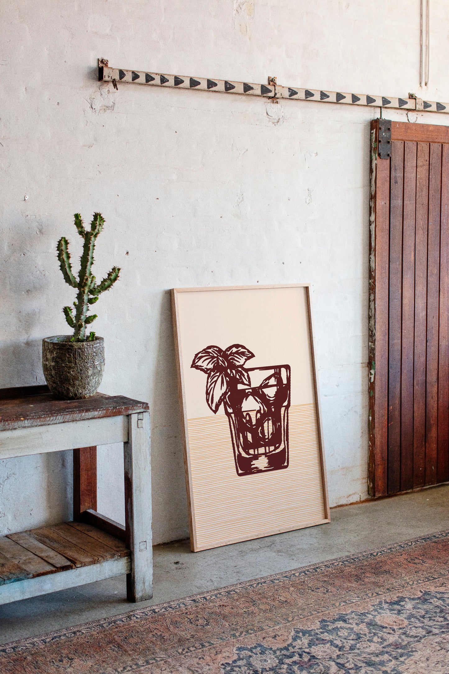 Mint Leaves Dance Above Bourbon